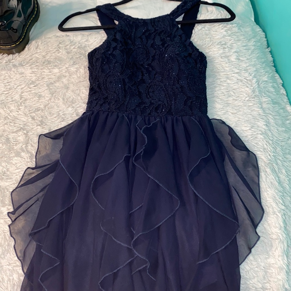 Windsor navy sparkly dress